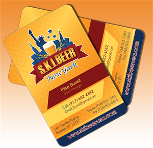 Business Card Design by Sami Kay for SKI Beer | Design #1409458
