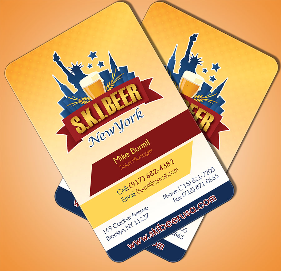 Visitenkarten-Design von Sami Kay für SKI Beer | Design #1412257