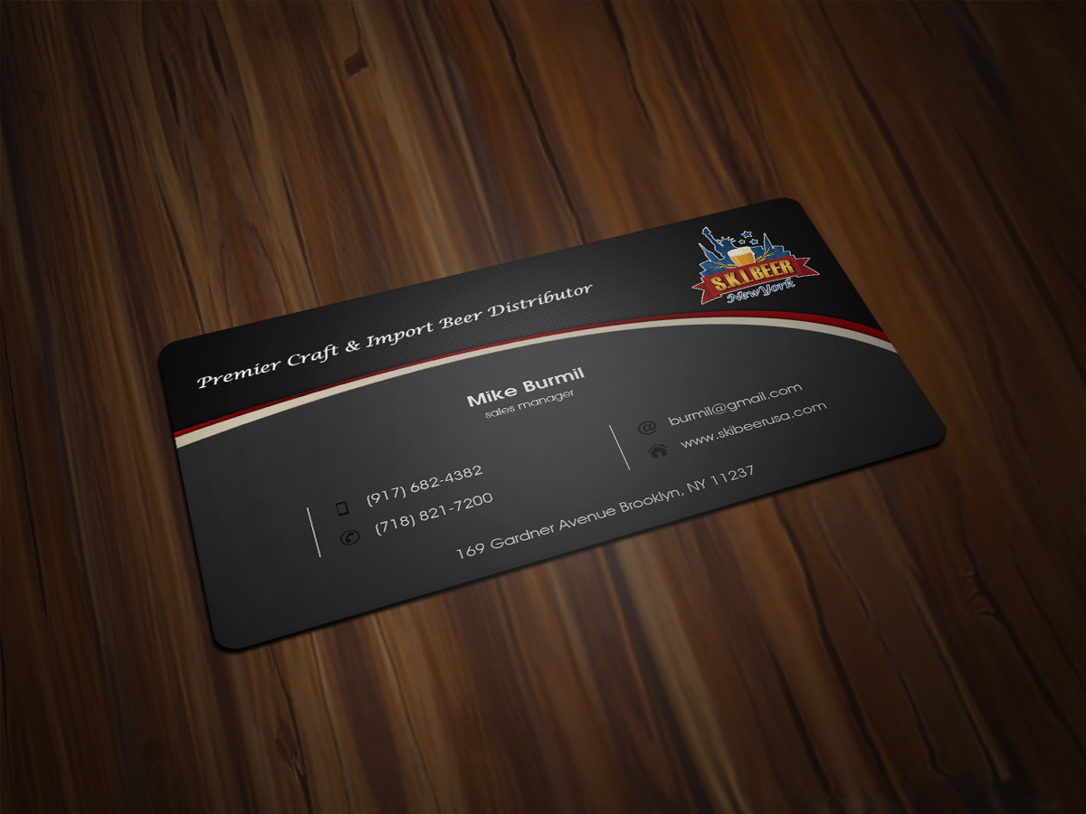 Visitenkarten-Design von Scorpius design für SKI Beer | Design #1417048