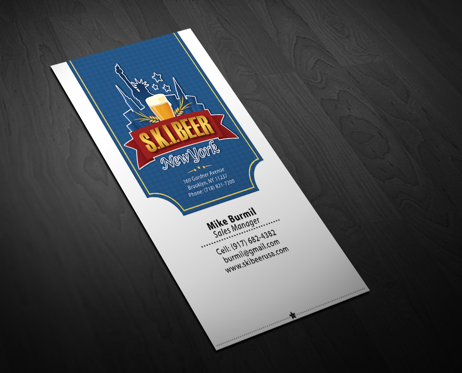 Business Card Design by San for SKI Beer | Design #1416741