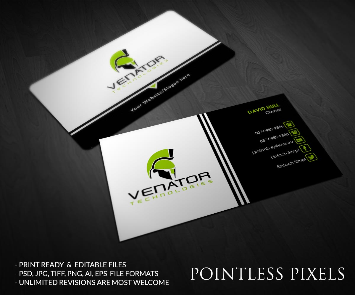 Business Card Design by Pointless Pixels India for this project | Design #5038203