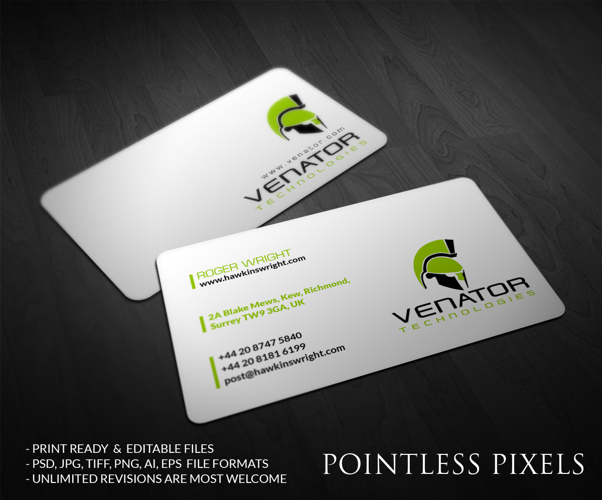 Diseño de Tarjeta de Presentación por Pointless Pixels India para este proyecto | Diseño #5040183