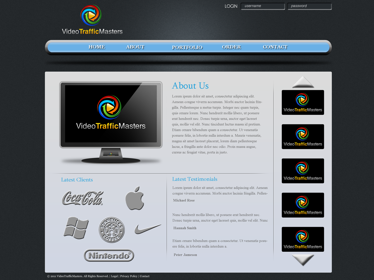 Web Design by Lucas for The Livingston Group for Marketing, Inc. | Design #253573