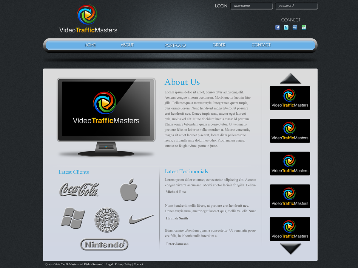 Web Design par Lucas pour The Livingston Group for Marketing, Inc. | Design #253576