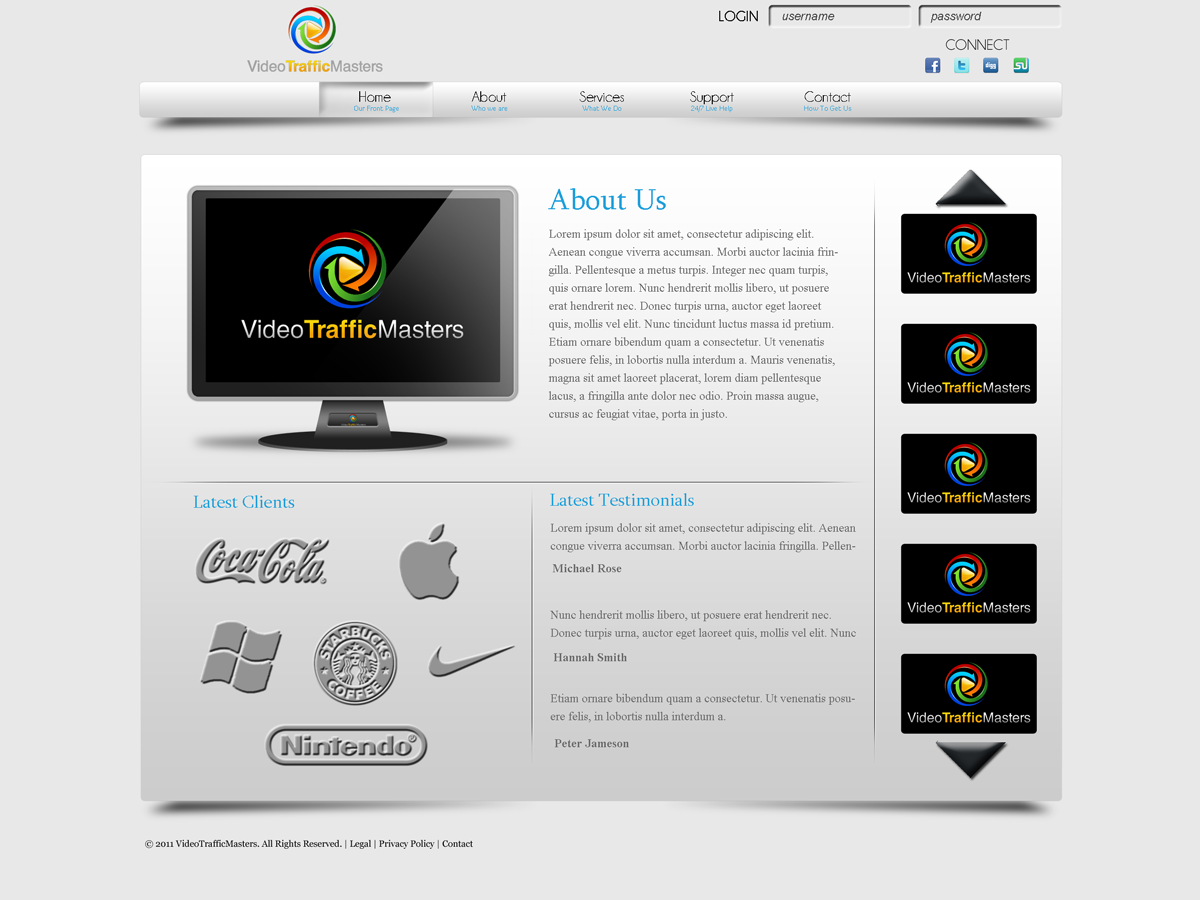 Web Design by Lucas for The Livingston Group for Marketing, Inc. | Design #253730
