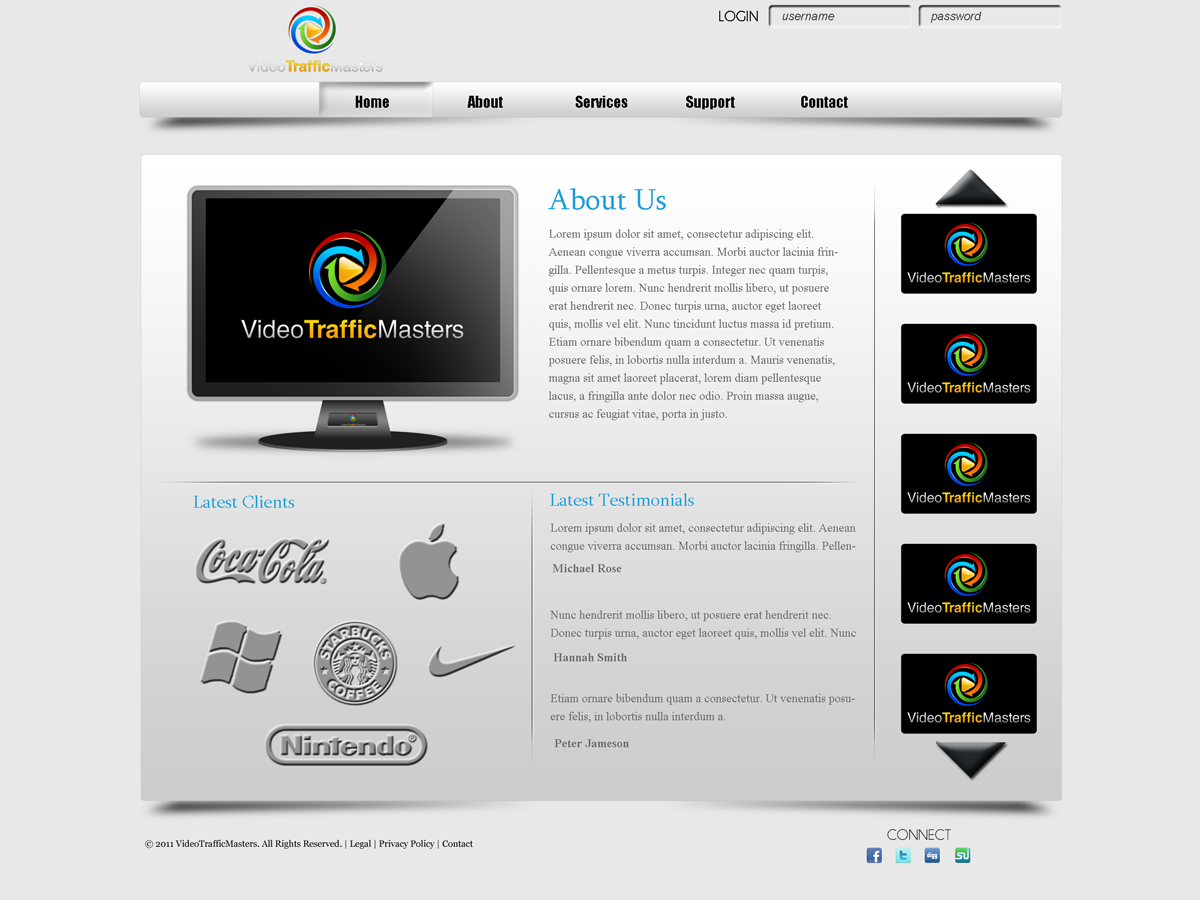 Web Design by Lucas for The Livingston Group for Marketing, Inc. | Design #253732