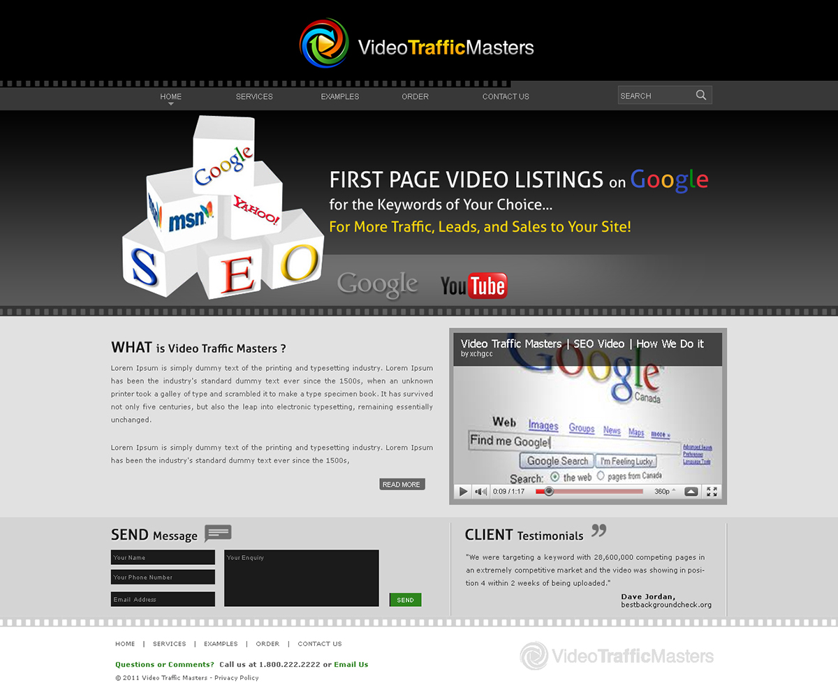 Web Design by Tebu Kurian for The Livingston Group for Marketing, Inc. | Design #253863