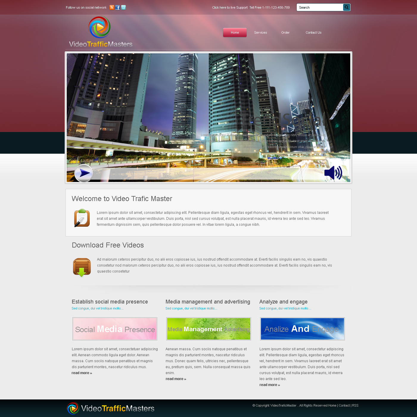 Web Design by susi007 for The Livingston Group for Marketing, Inc. | Design #256016