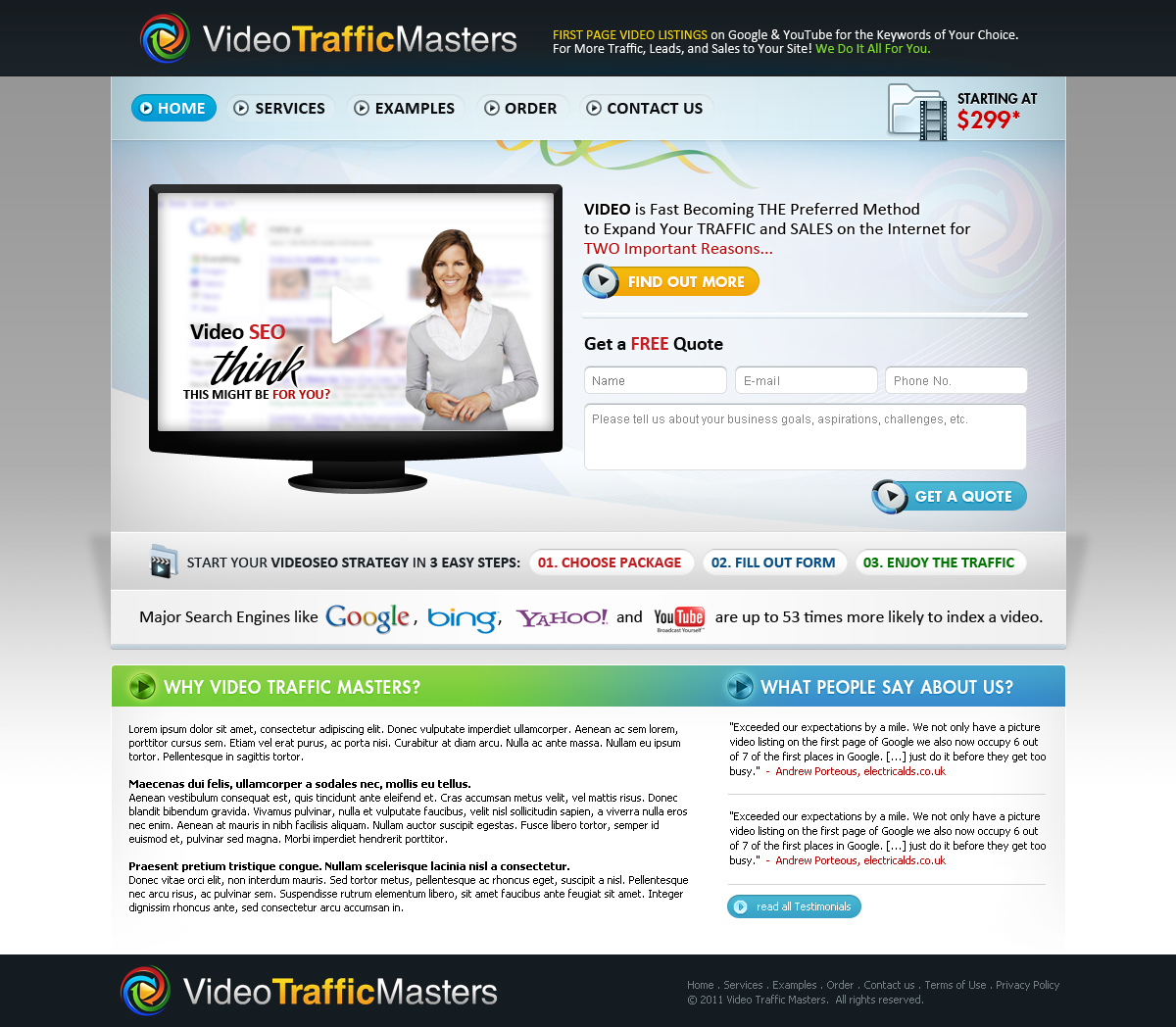 Web Design by James for The Livingston Group for Marketing, Inc. | Design #254574