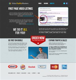 Web Design by Enkulu Designs for The Livingston Group for Marketing, Inc. | Design #252128