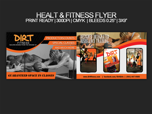 Design de Flyer par zulidesign pour DIRT fitness | Design : #1434619