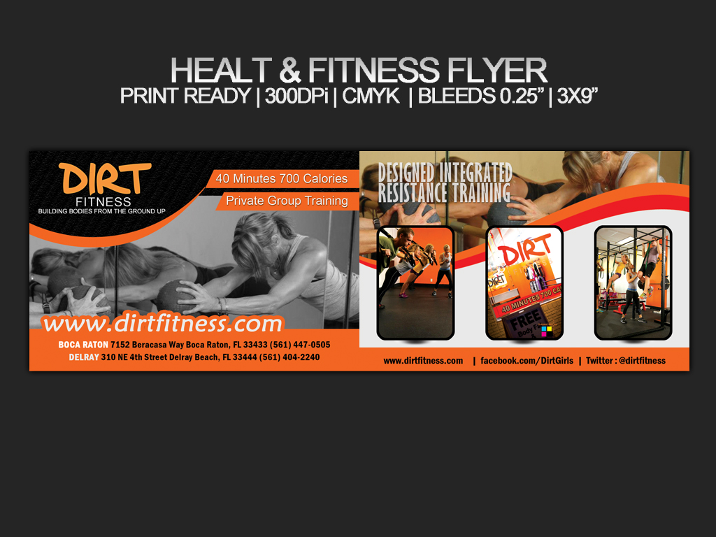 Flyer Design by zulidesign for DIRT fitness | Design #1451049