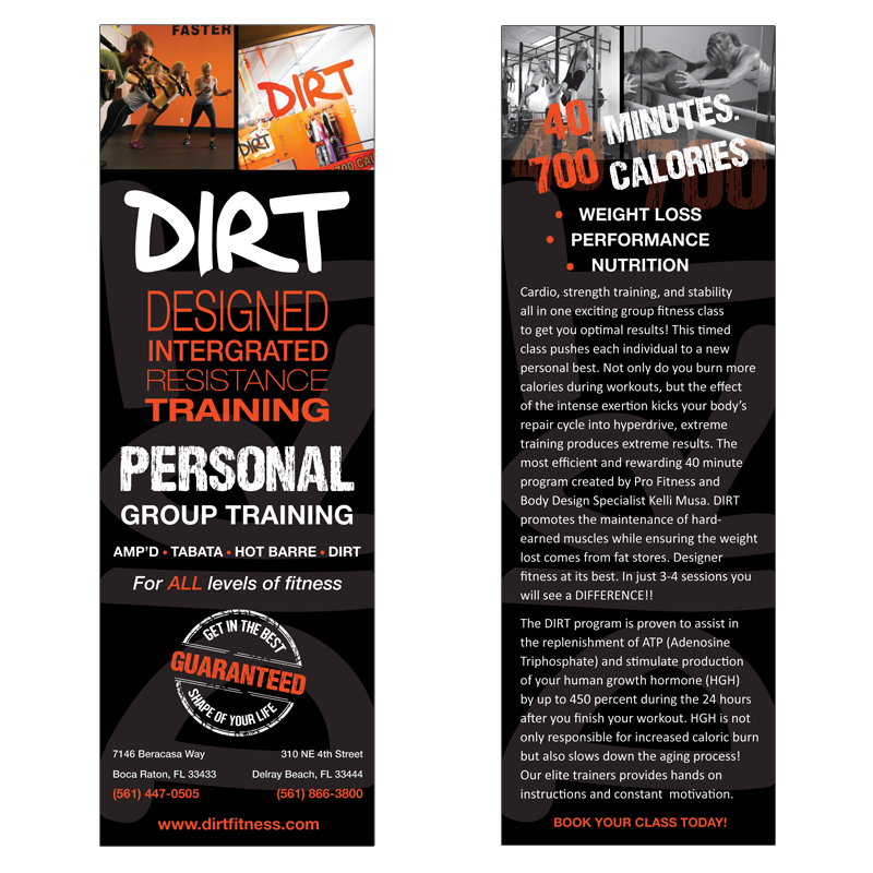 Flyer Design by Nadovu for DIRT fitness | Design: #1475591