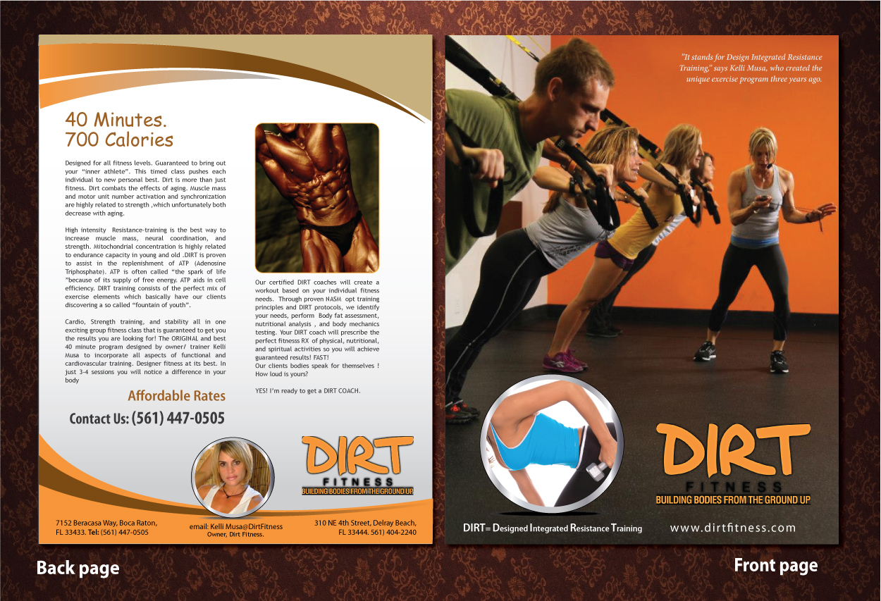 Flyer-Design von Sbss für DIRT fitness | Design #1412371