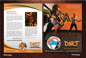 Flyer Design by Sbss for DIRT fitness | Design: #1412371