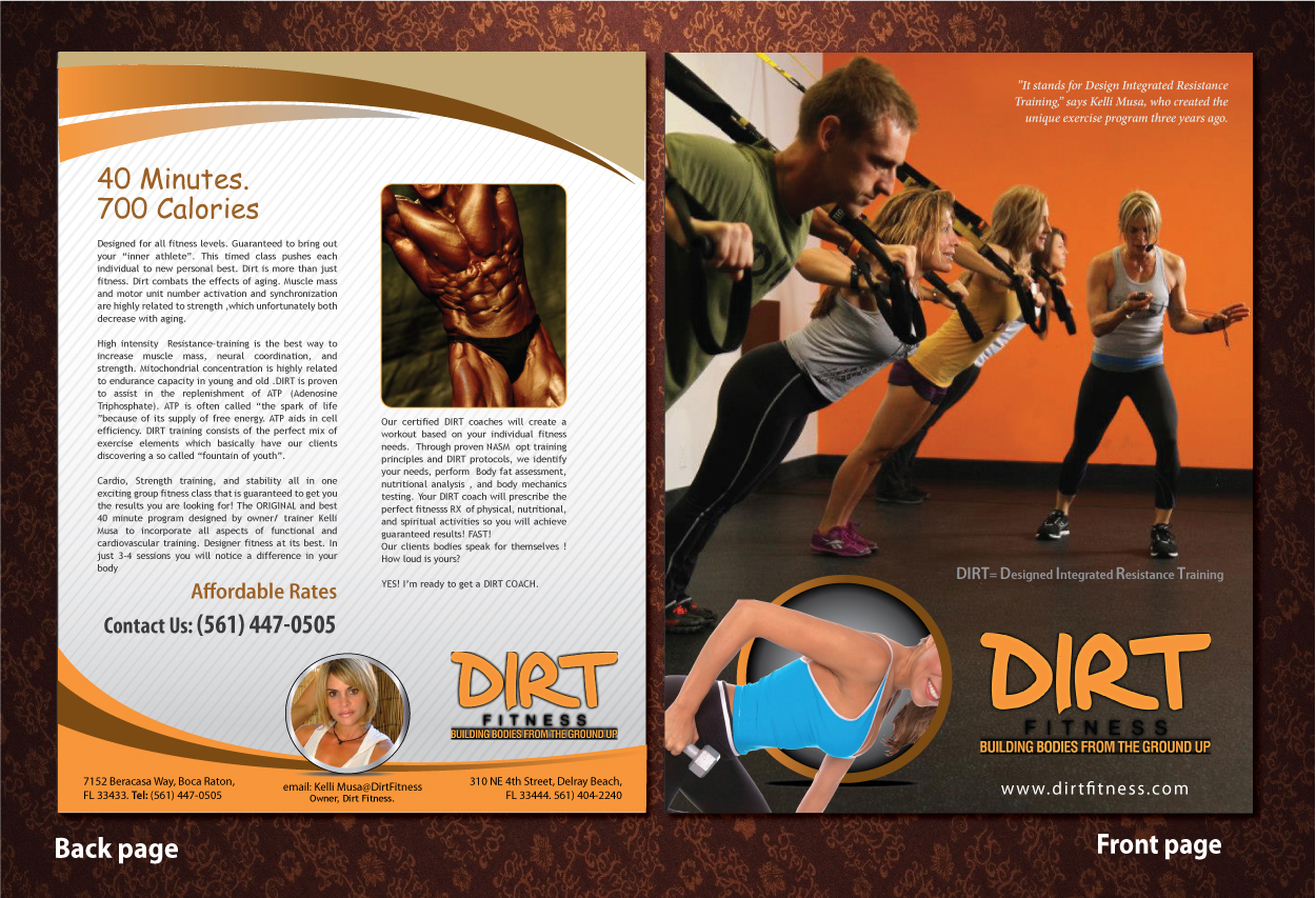 Design de Flyer par Sbss pour DIRT fitness | Design #1415441