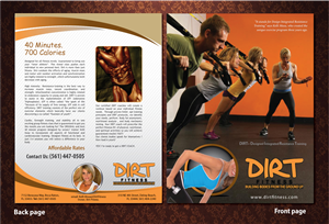 Flyer Design by Sbss for DIRT fitness | Design: #1415441