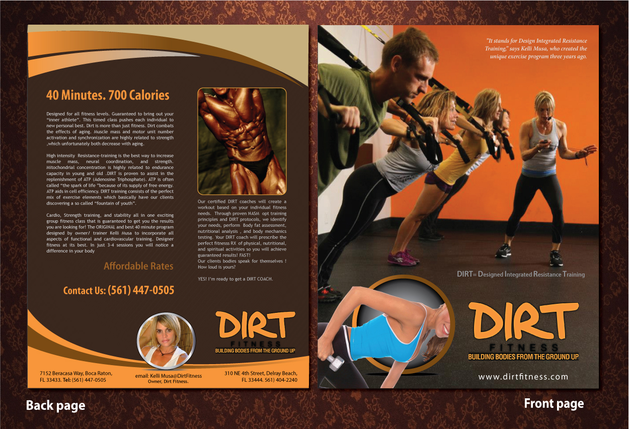 Flyer-Design von Sbss für DIRT fitness | Design #1415474