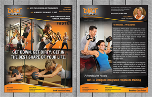 Flyer Design by Sbss for DIRT fitness | Design: #1427657