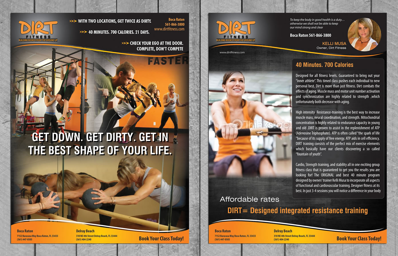 Diseño de Flyer por Sbss para DIRT fitness | Diseño #1427661