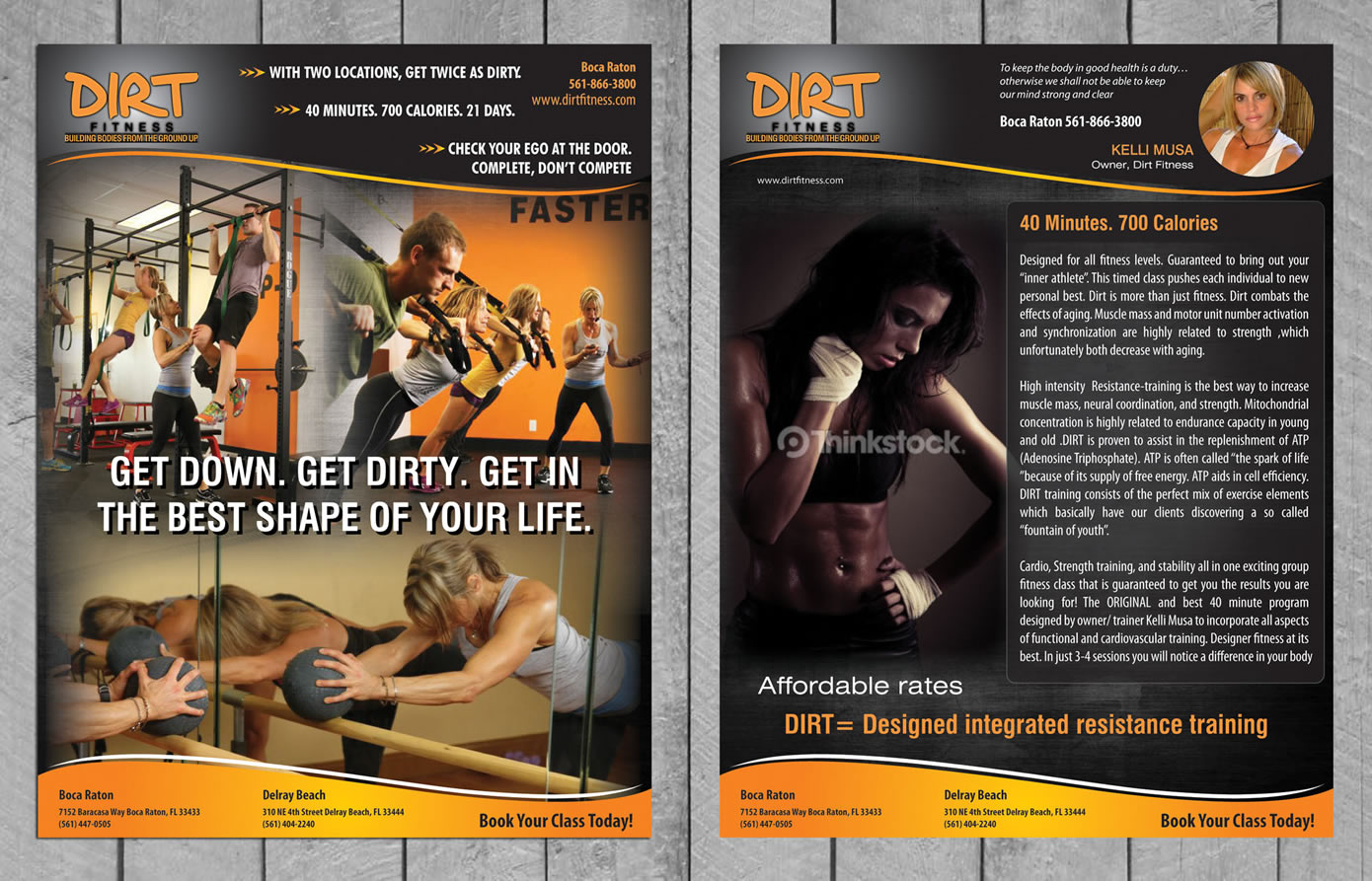 Design de Flyer par Sbss pour DIRT fitness | Design #1427692