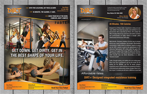 Edgy Fitness center needs an informative flyer with ongoing work | Diseño de Flyer por Sbss