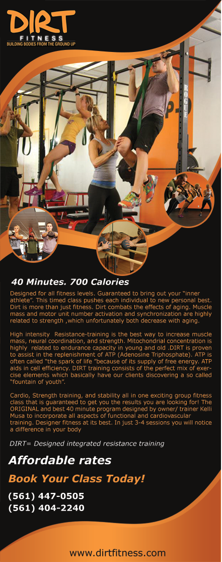 Design de Flyer par Shabnum Khan pour DIRT fitness | Design #1440999