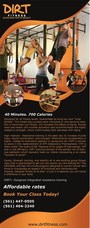 Flyer Design by Shabnum Khan for DIRT fitness | Design: #1440999