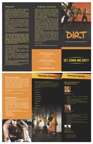 Flyer Design by barinix for DIRT fitness | Design: #1411111