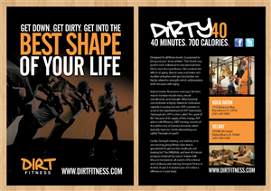 Flyer Design by John Mares for DIRT fitness | Design: #1458370