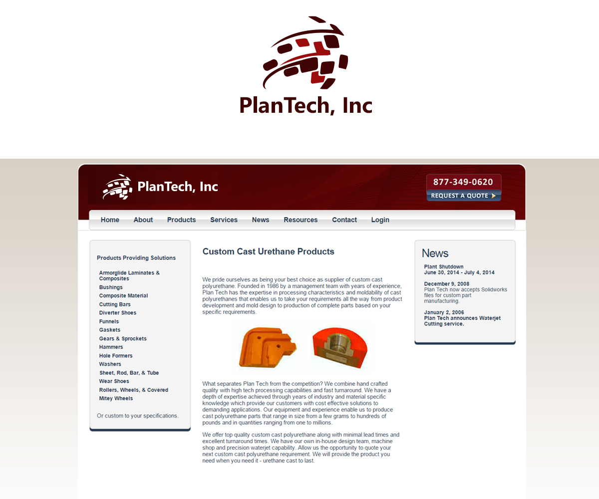 Diseño de Logo por adroitmayo para Plan Tech Inc | Diseño #5068983