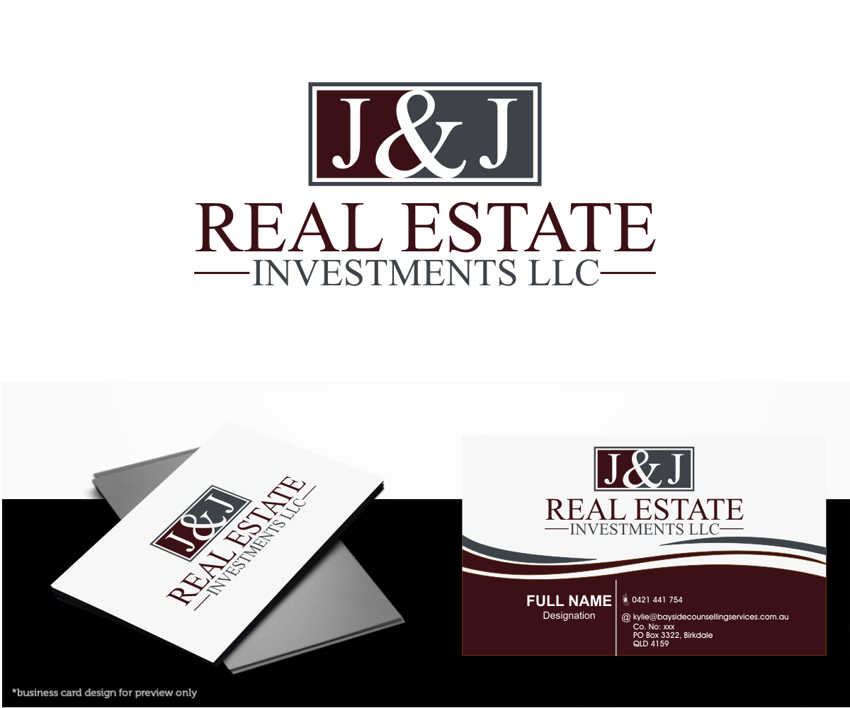 Diseño de Logo por Sarah Graphic para J&J Real Estate Investments LLC | Diseño #5021803