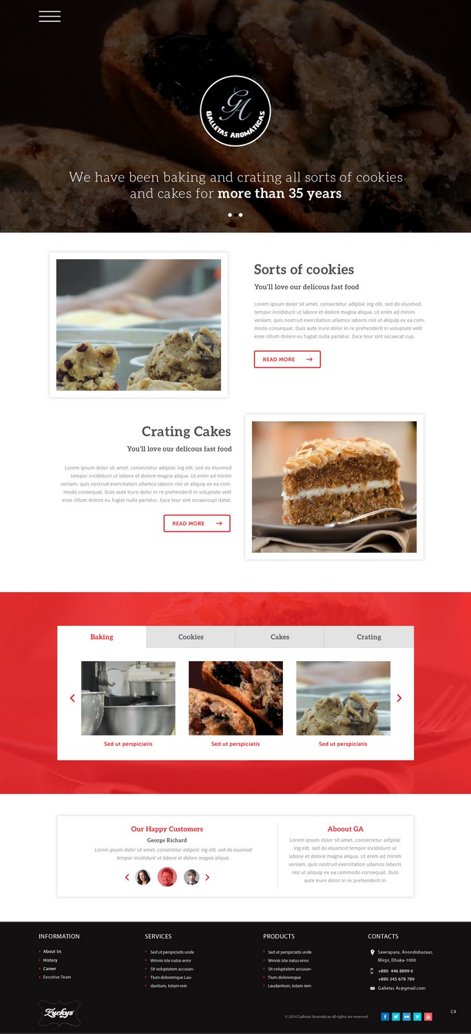 Web Design by pb for this project | Design #5146219