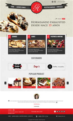 Cookie needs a website | Web Design by Sbss