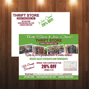 Postcard Design by red rocket creative