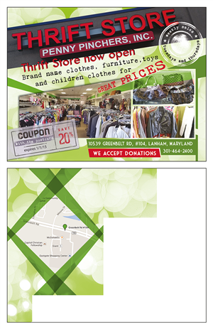 Postcard Design For Thrift Store (We have Pictures) | Design de Carte Postale par Tomi and Edó
