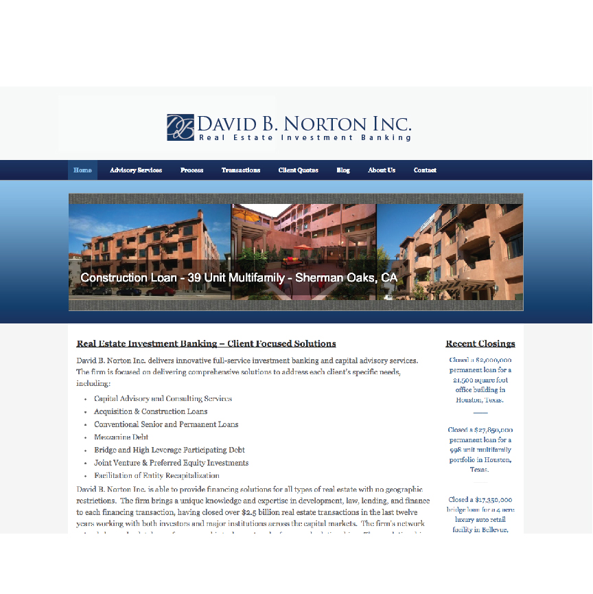 Design de Logo par J. Brandt Studio pour David B. Norton Inc. | Design #5016398