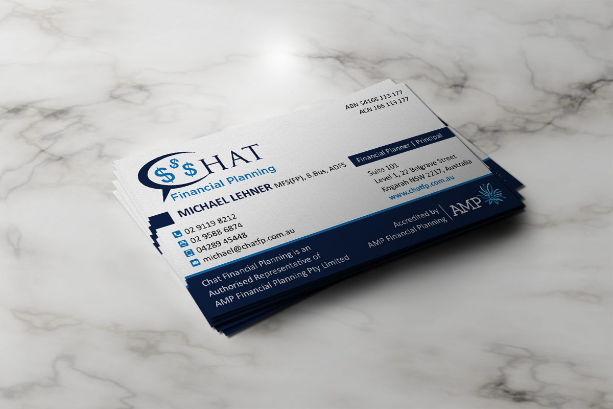 Business Card Design by MT for Chat Financial Planning | Design #5022180