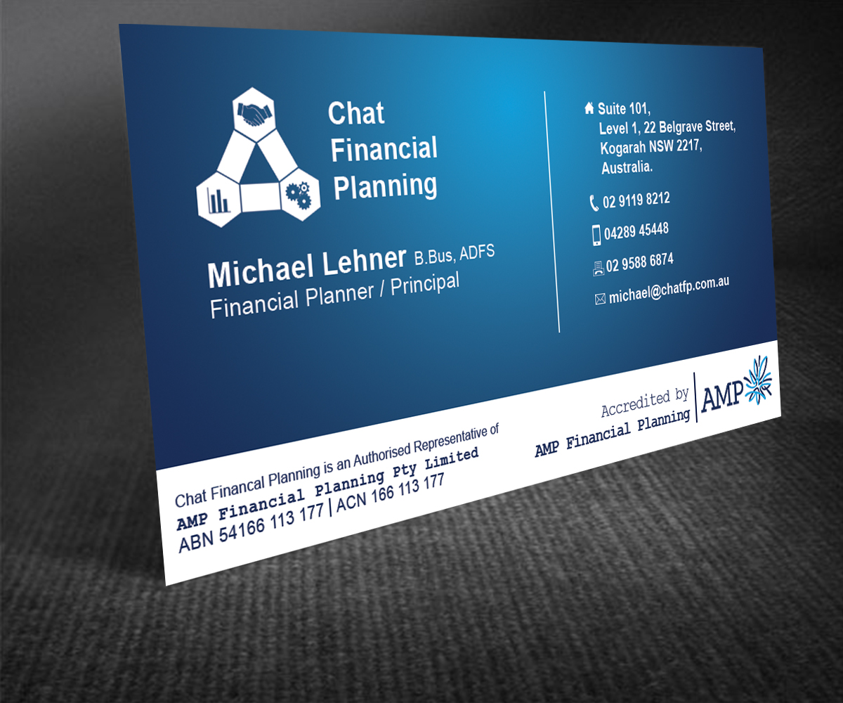 Business Card Design by ShantNiX for Chat Financial Planning | Design #5032919