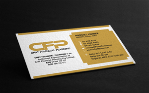 Business Card Design by Sajin for Chat Financial Planning | Design: #5014943