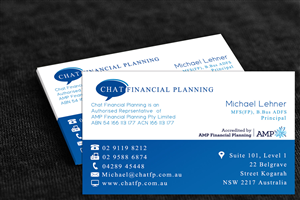 Business Card Design by Stream Graphics for Chat Financial Planning | Design: #5055501