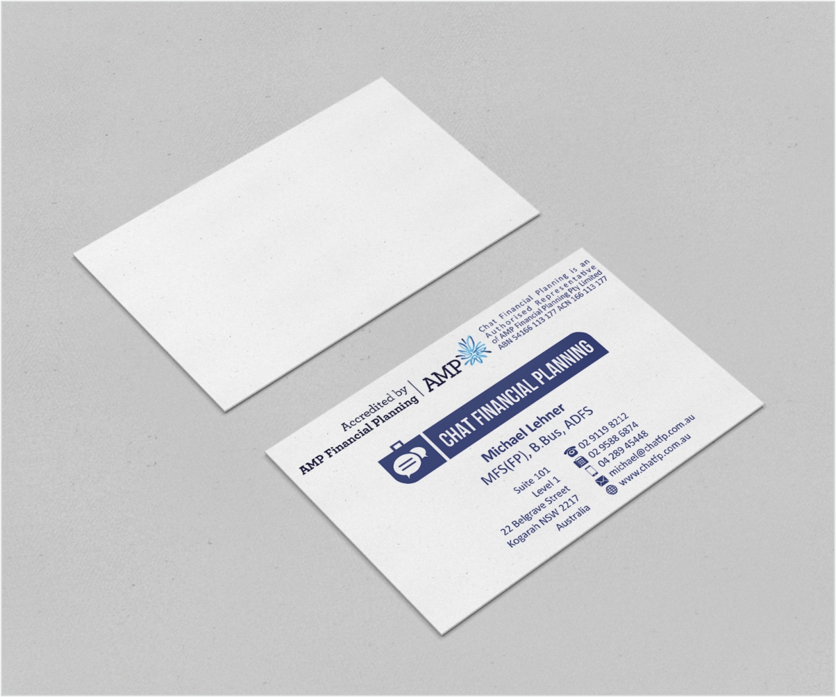 Business Card Design by A.Hvozdzeu for Chat Financial Planning | Design #5036878