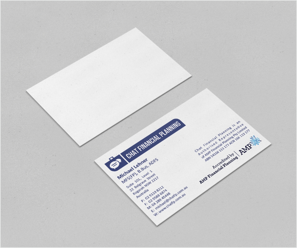 Business Card Design by A.Hvozdzeu for Chat Financial Planning | Design #5036894