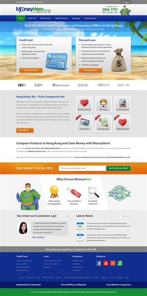 Price Comparison Homepage | Web-Design von Sbss