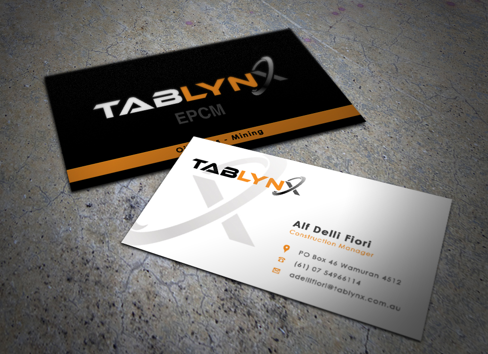 Business Card Design by Eggo May P for Tablynx Pty Ltd | Design #5117790