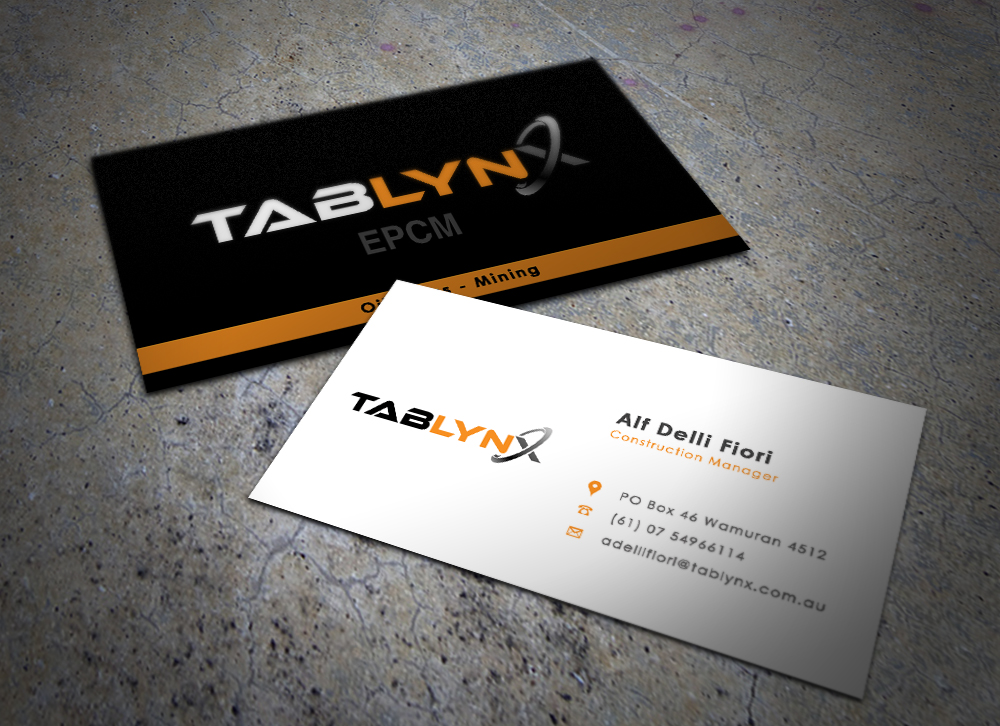 Business Card Design by Eggo May P for Tablynx Pty Ltd | Design #5117795