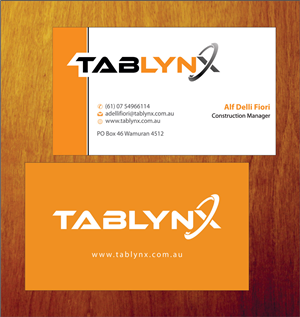 Business Card Design by Joy16589 for Tablynx Pty Ltd | Design: #5113680