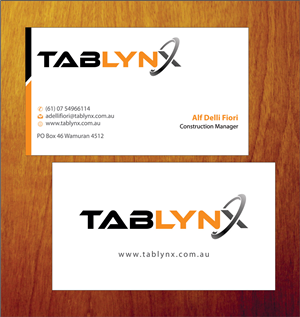 Business Card Design by Joy16589 for Tablynx Pty Ltd | Design: #5113700