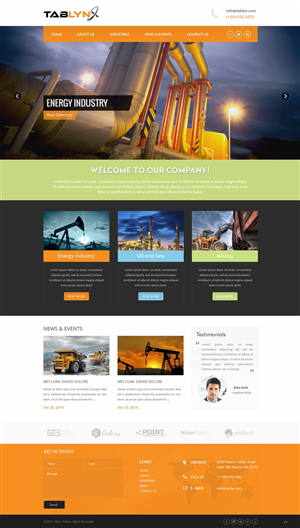 Web Design par pb pour Tablynx Pty Ltd | Design : #5130489