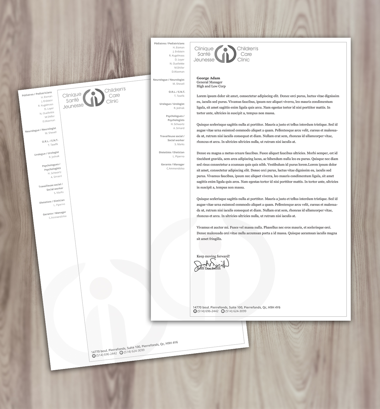 Diseño de Membrete por Nelsur para Children''s Care Clinic | Diseño #5024432